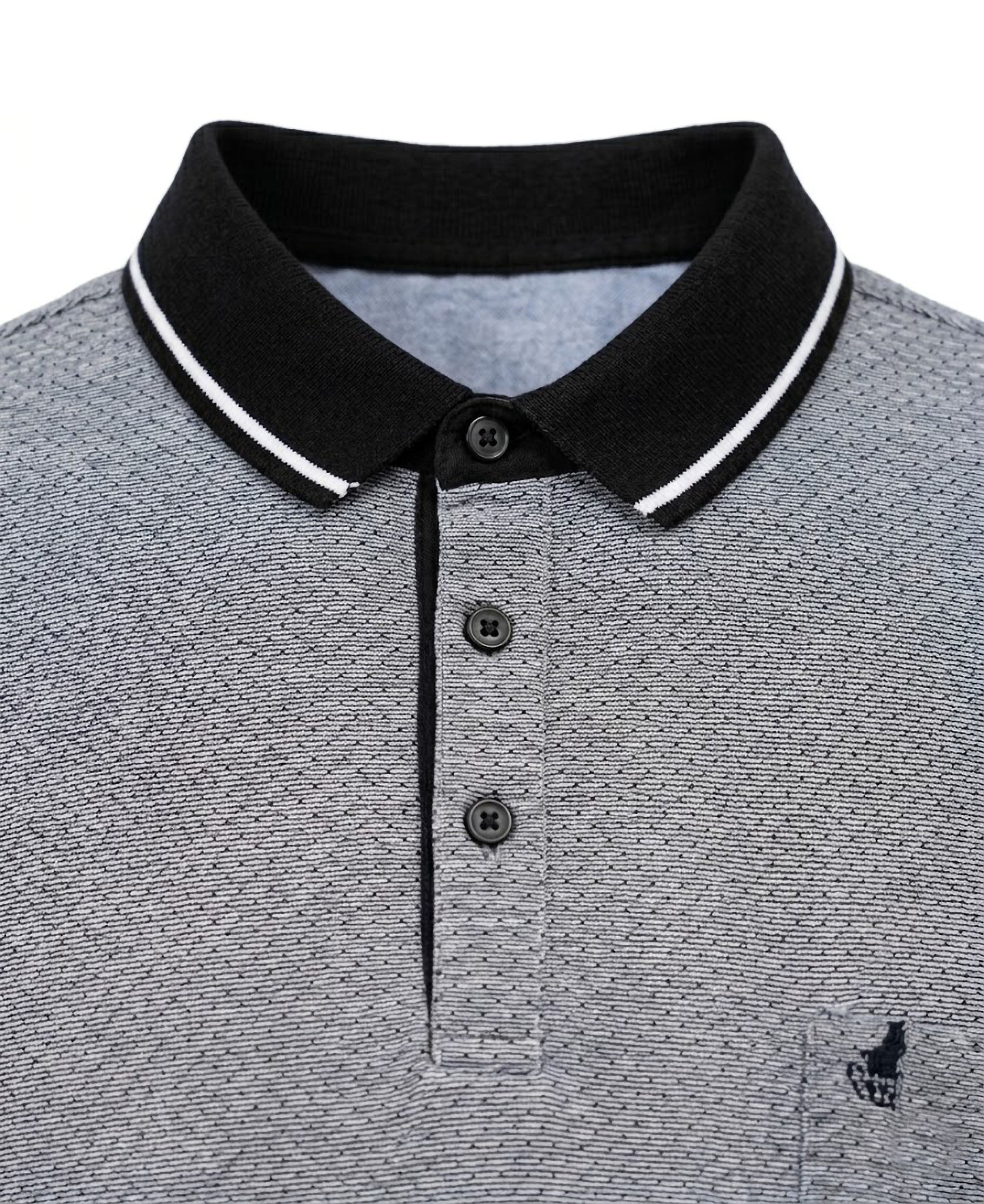 Polo Black Neck Forestal