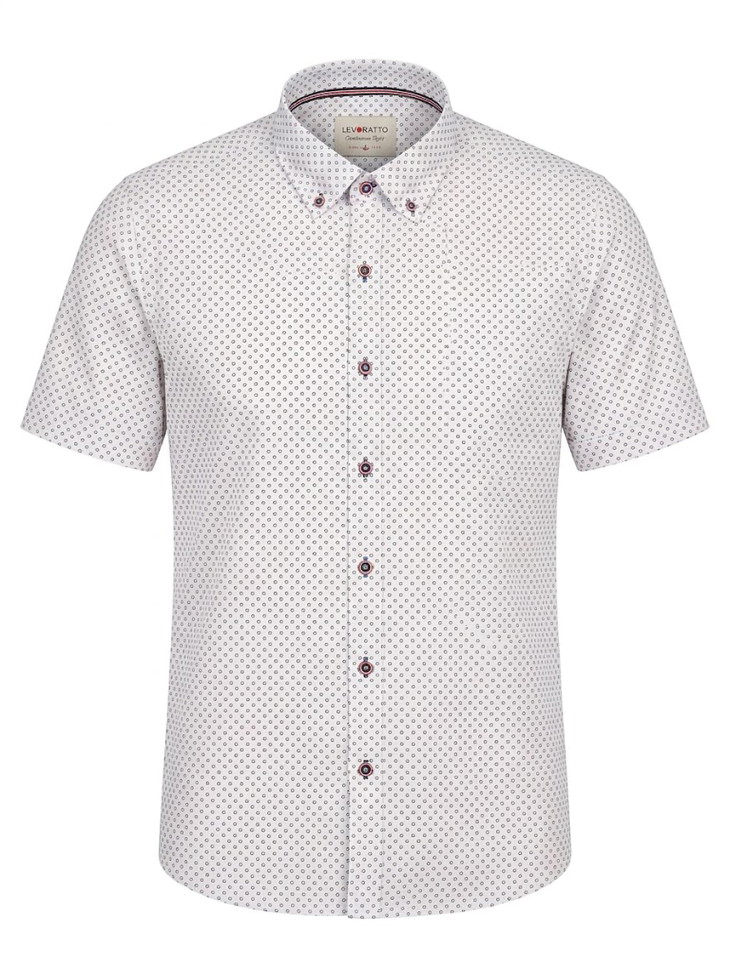 Camisa Levoratto Geometric Print