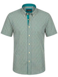 Camisa El Trau Geometric Teal