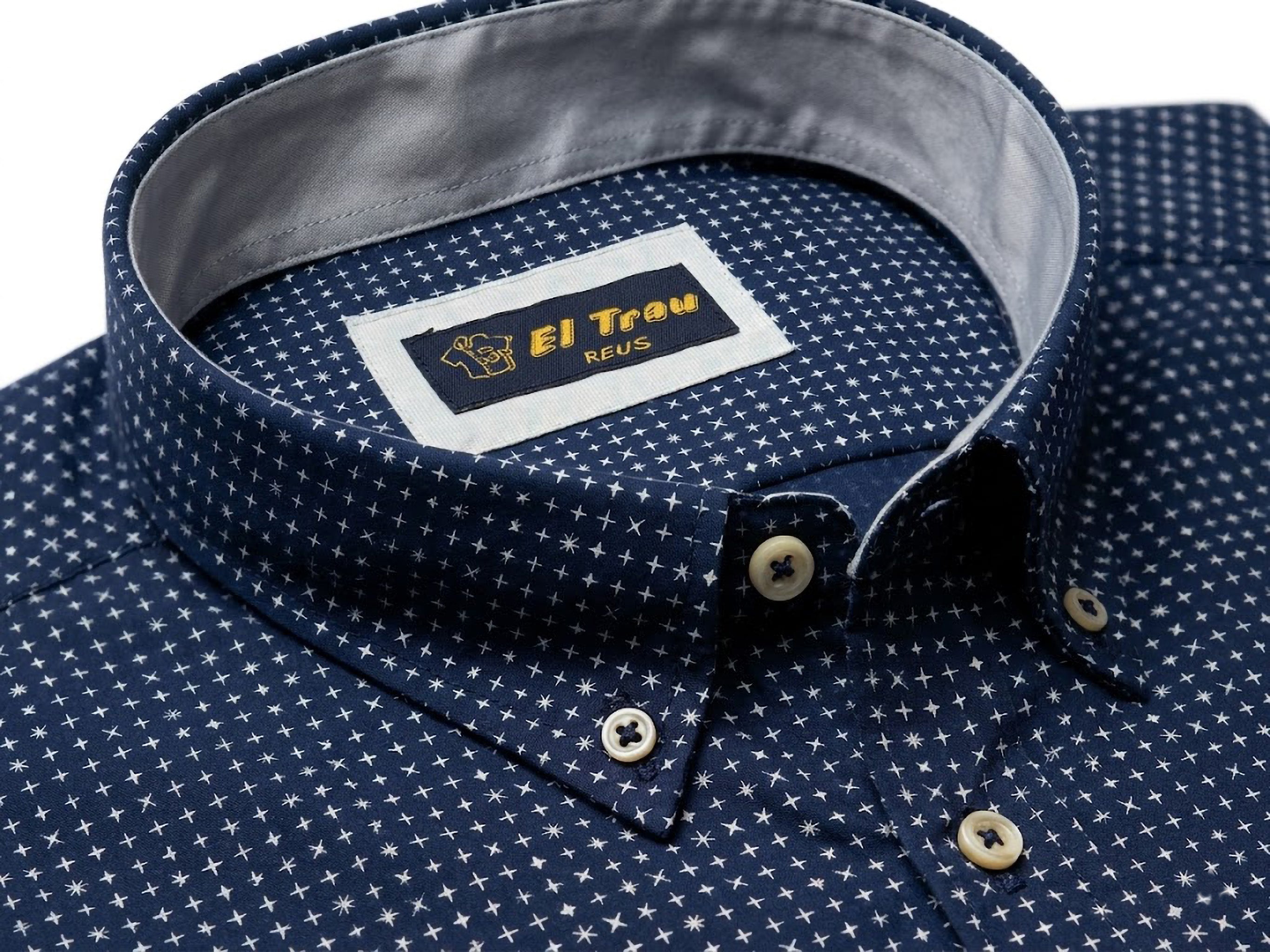 Camisa El Trau Blue Star-Pattern