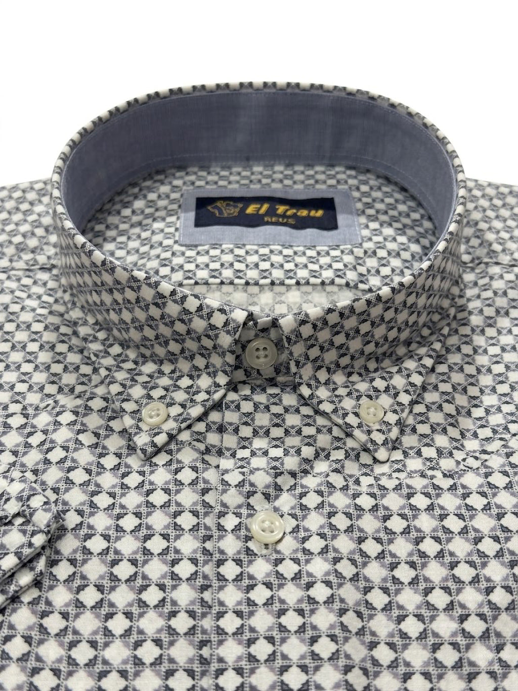 Camisa El Trau Geometric Pattern