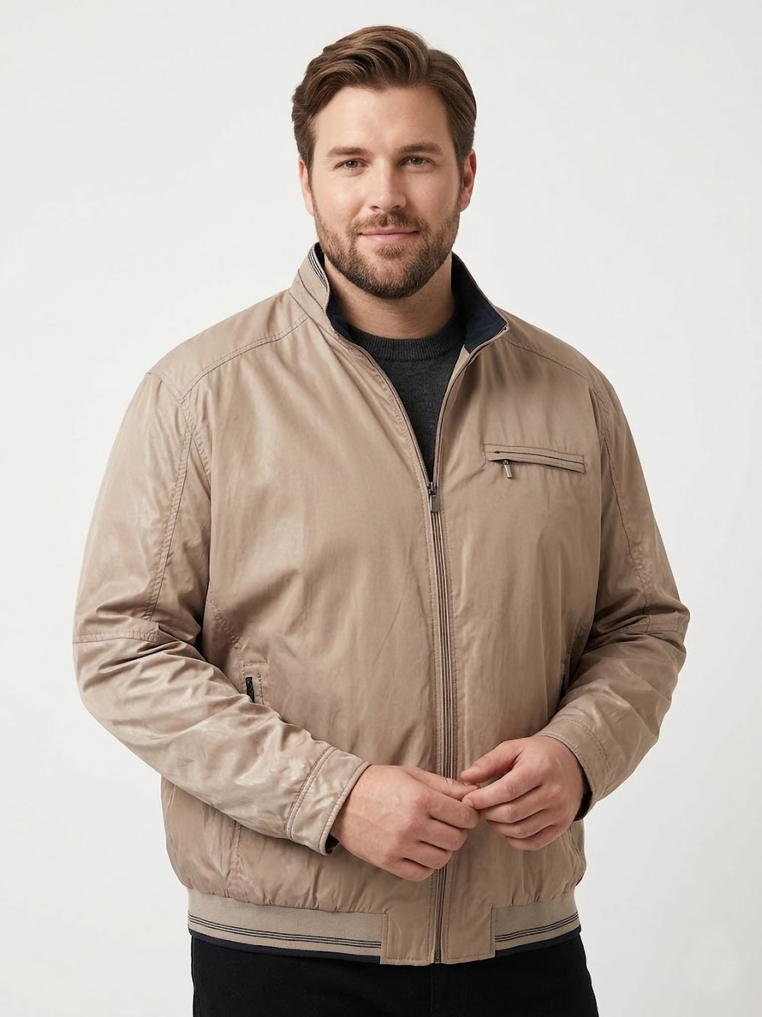 Parka Bomber Beige Forestal