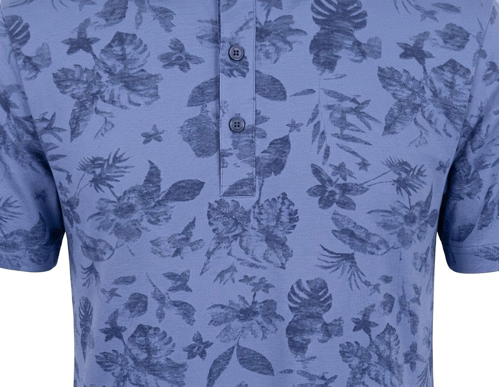 Polo Blue Flower Forestal