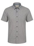 Camisa Levoratto Blue Herringbone
