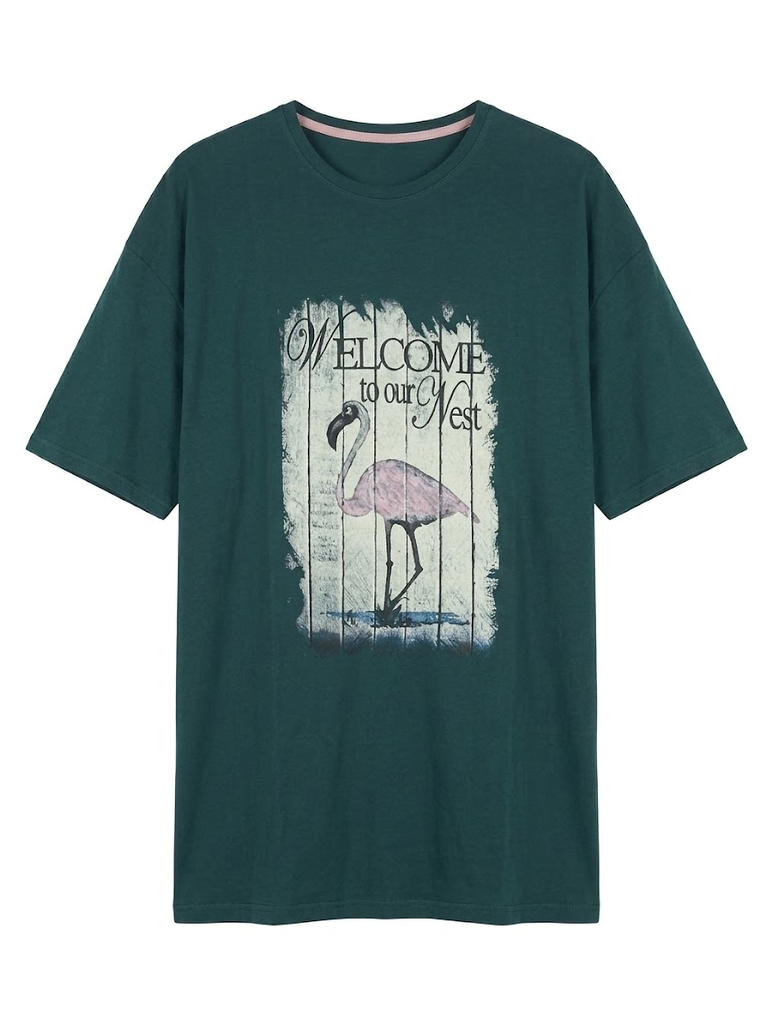 Camiseta Flamingo Forest