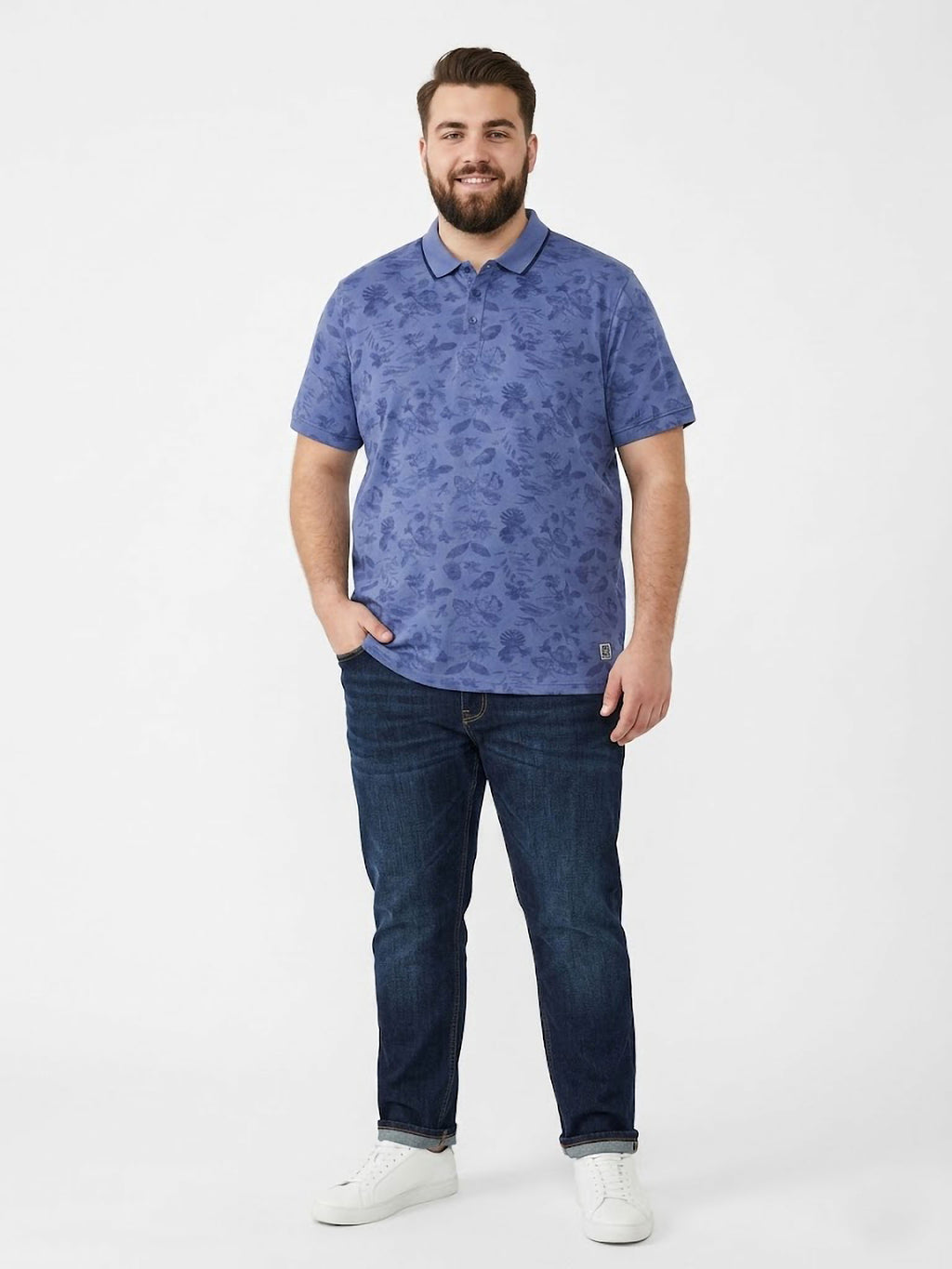 Polo Blue Flower Forestal