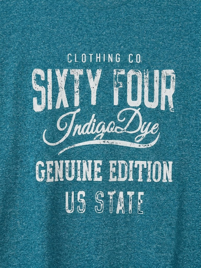 Camiseta Forestal "Sixty Four Indigo Dye"