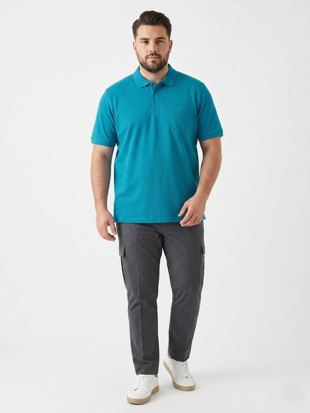 Polo Essential Turquoise Forestal