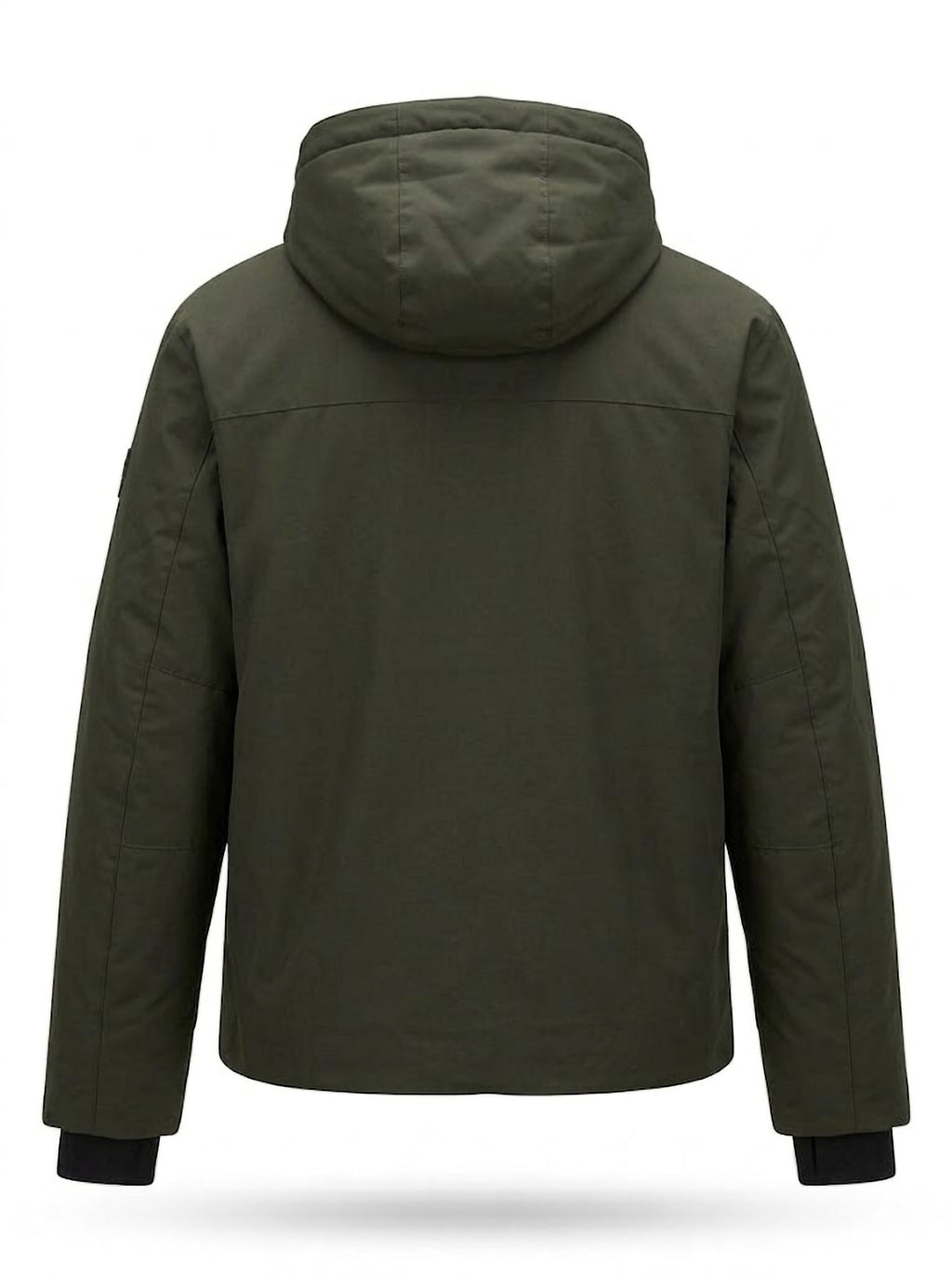 Chaqueta Hombre Tallas Grandes con Capucha Verde Caqui Koyote