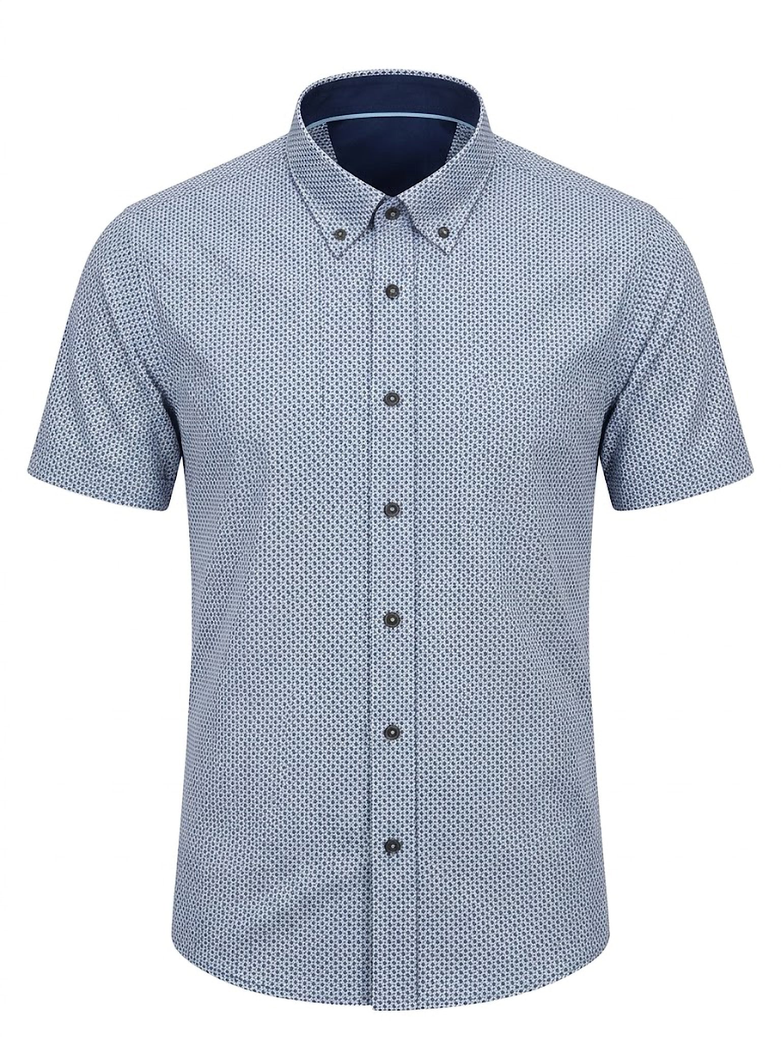 Camisa Hywells Blue Interwoven