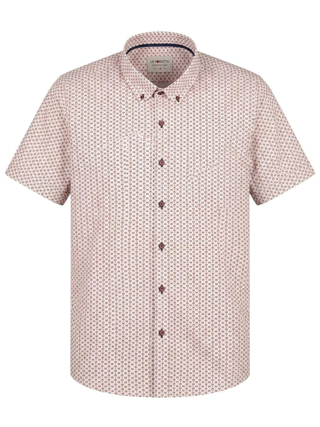 Camisa Levoratto Red Small Pattern