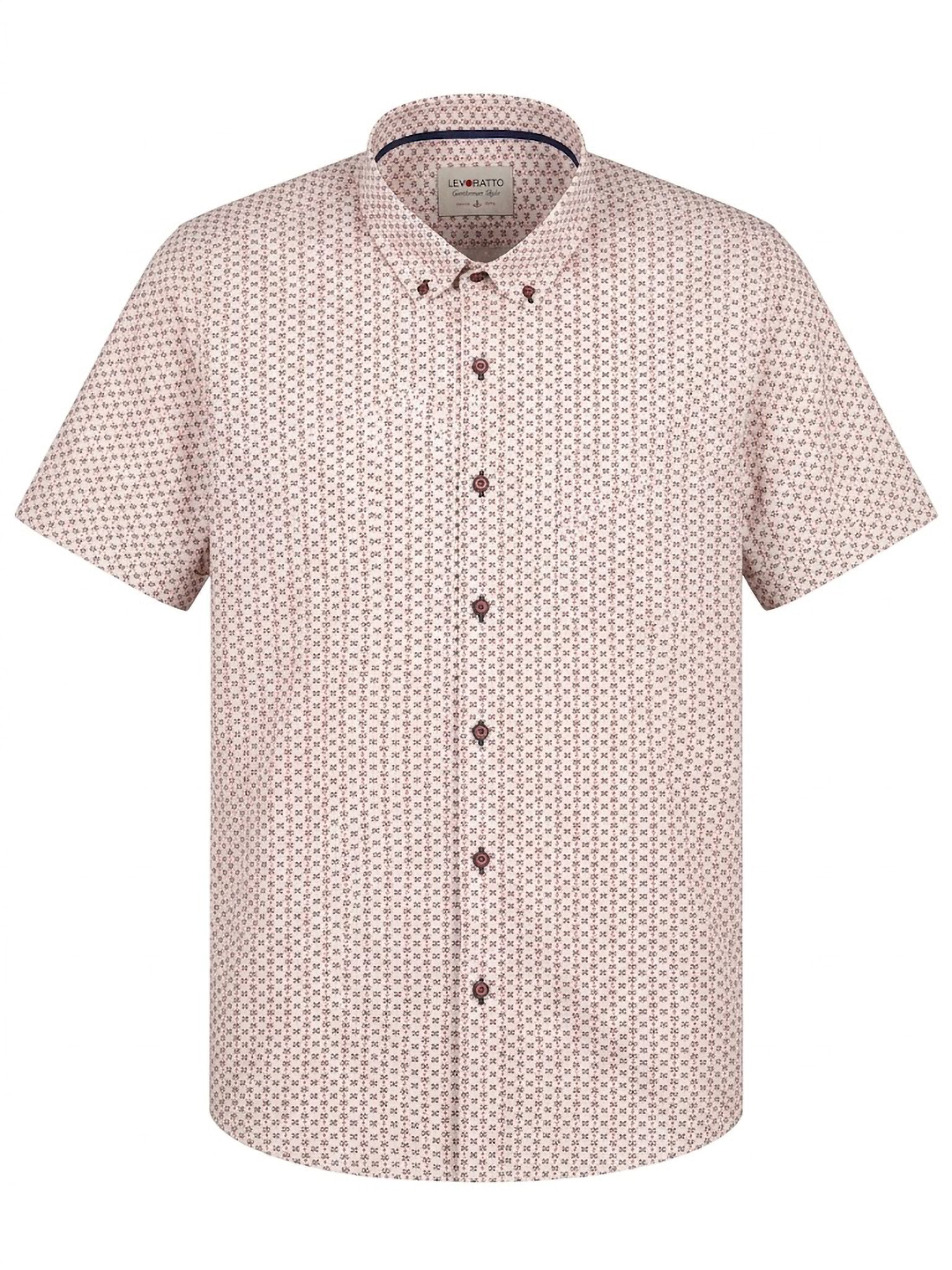 Camisa Levoratto Red Small Pattern