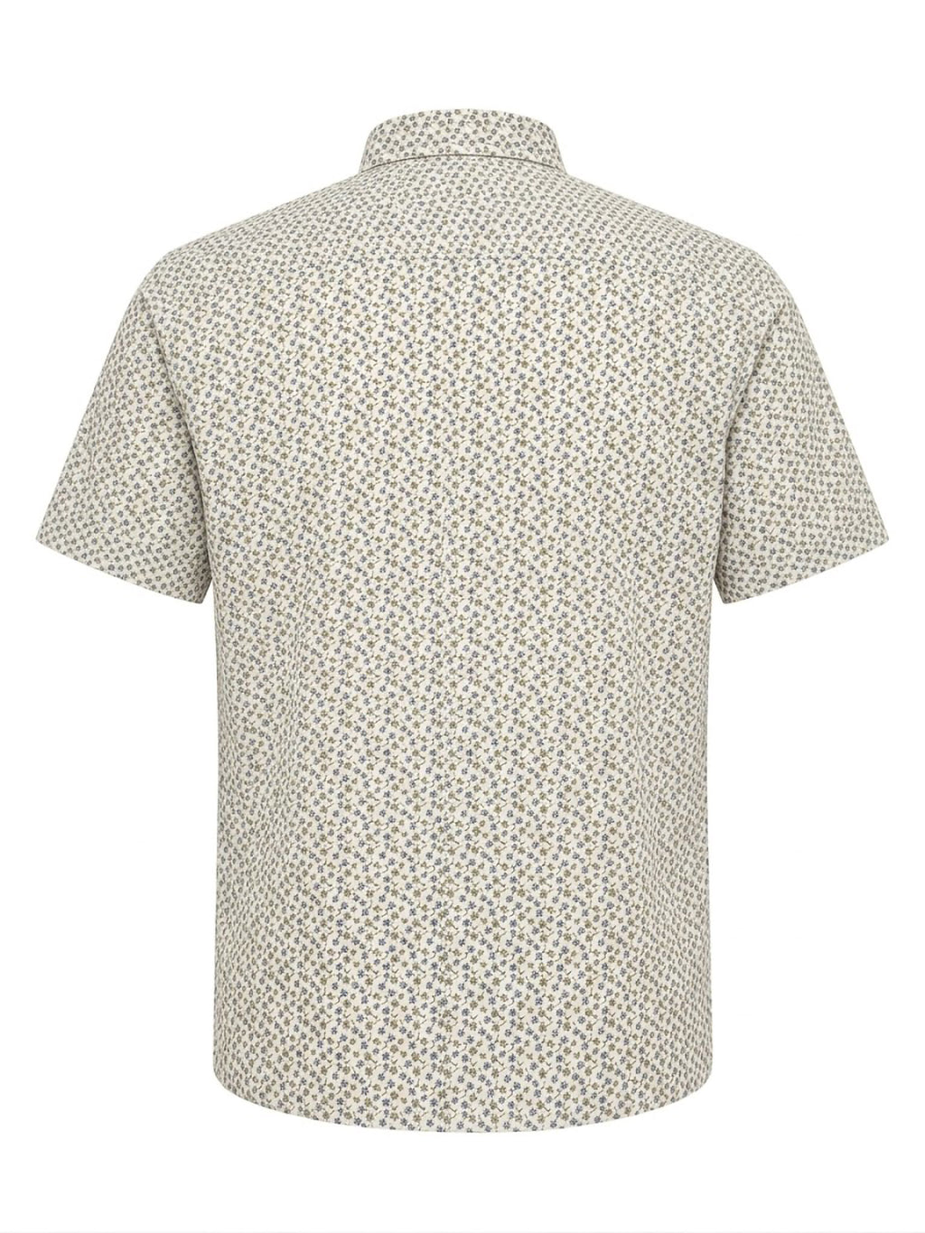 Camisa Cream Micro-Floral Levoratto