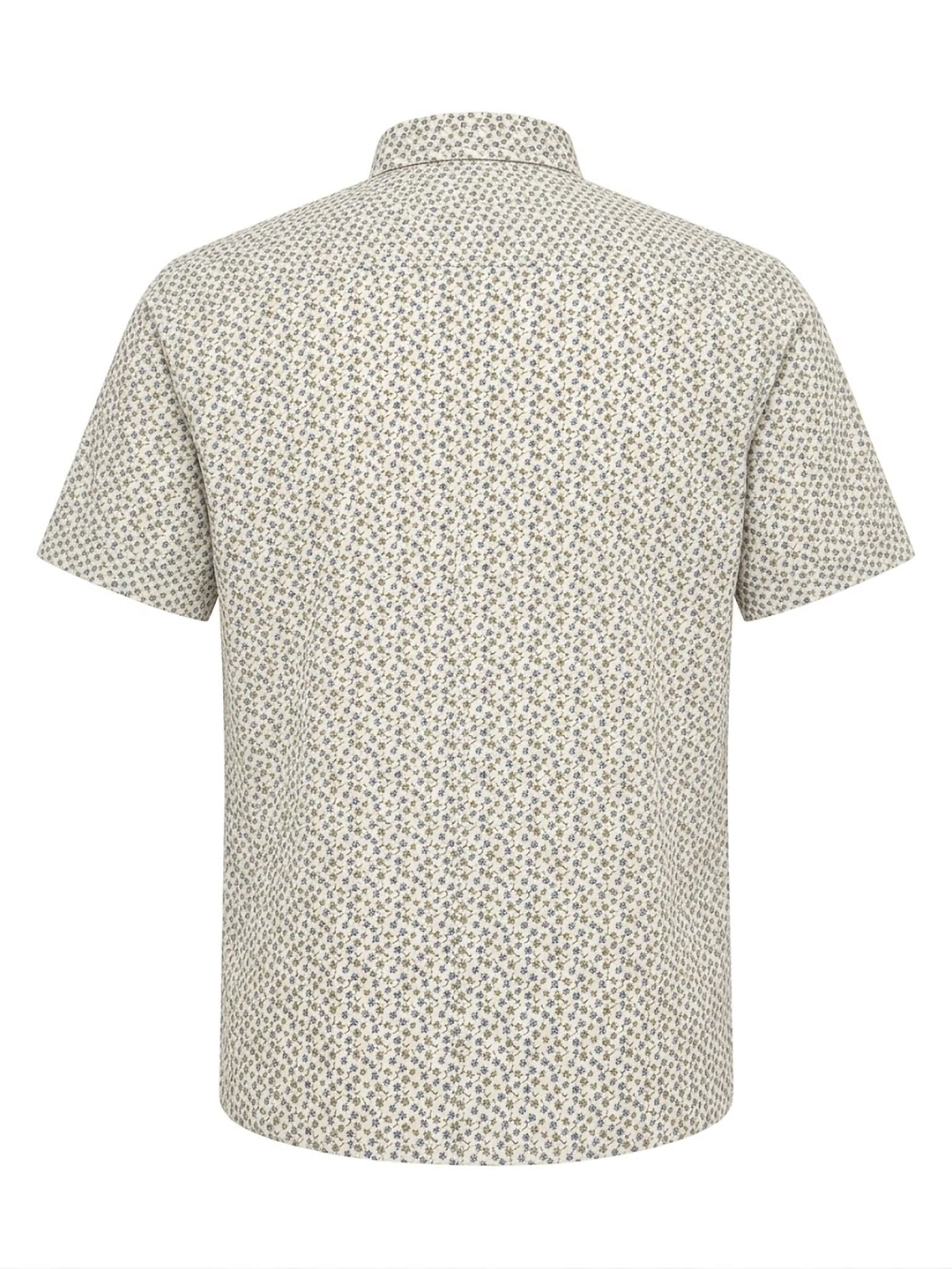 Camisa Cream Micro-Floral Levoratto