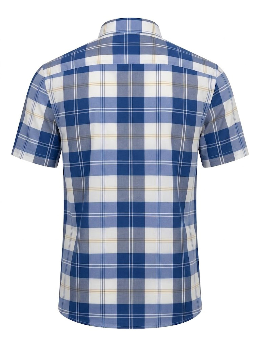 Camisa El Trau Plaid en tonos azules