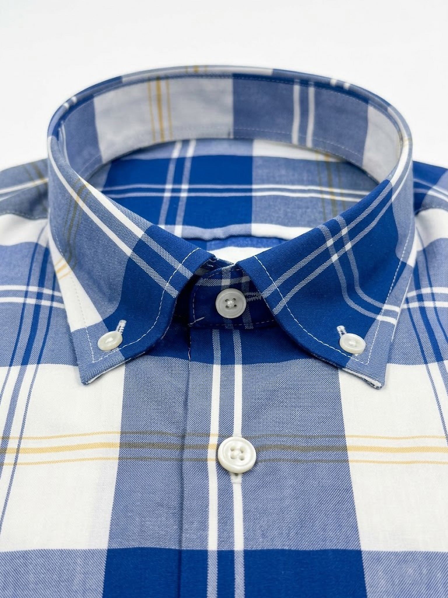 Camisa El Trau Plaid en tonos azules