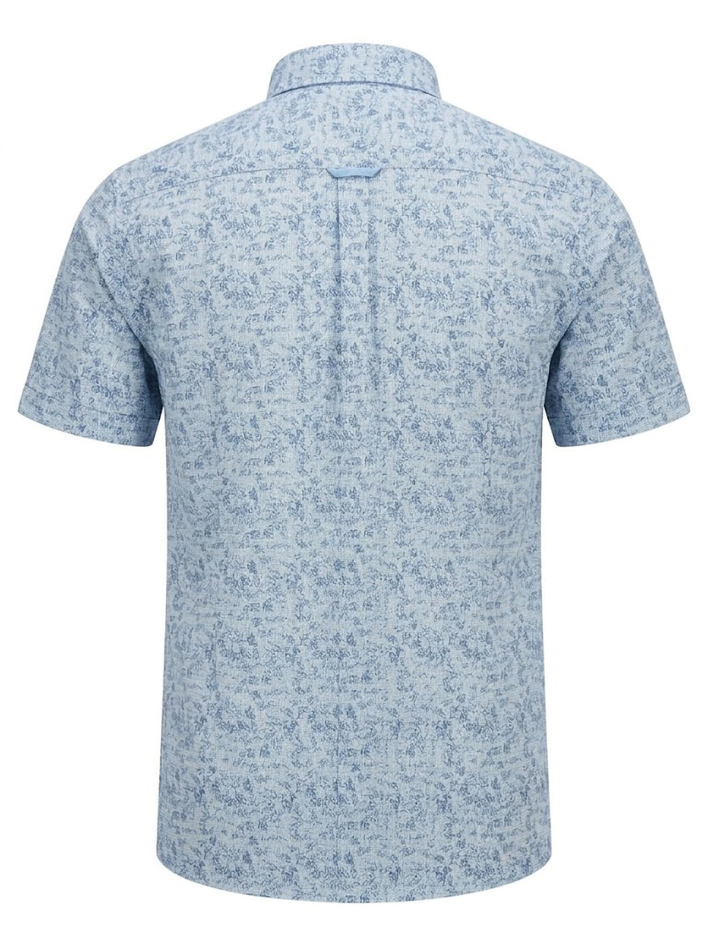 Camisa El Trau Blue Abstract Print