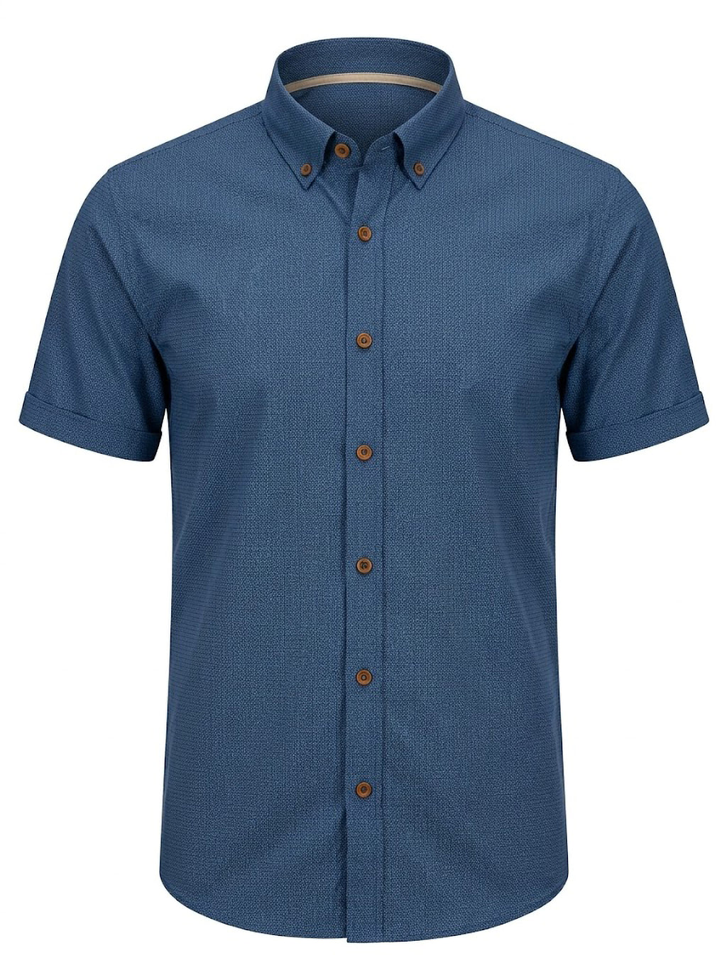 Camisa Levoratto Casual Blue Textured