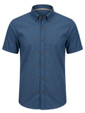 Camisa Levoratto Casual Blue Textured