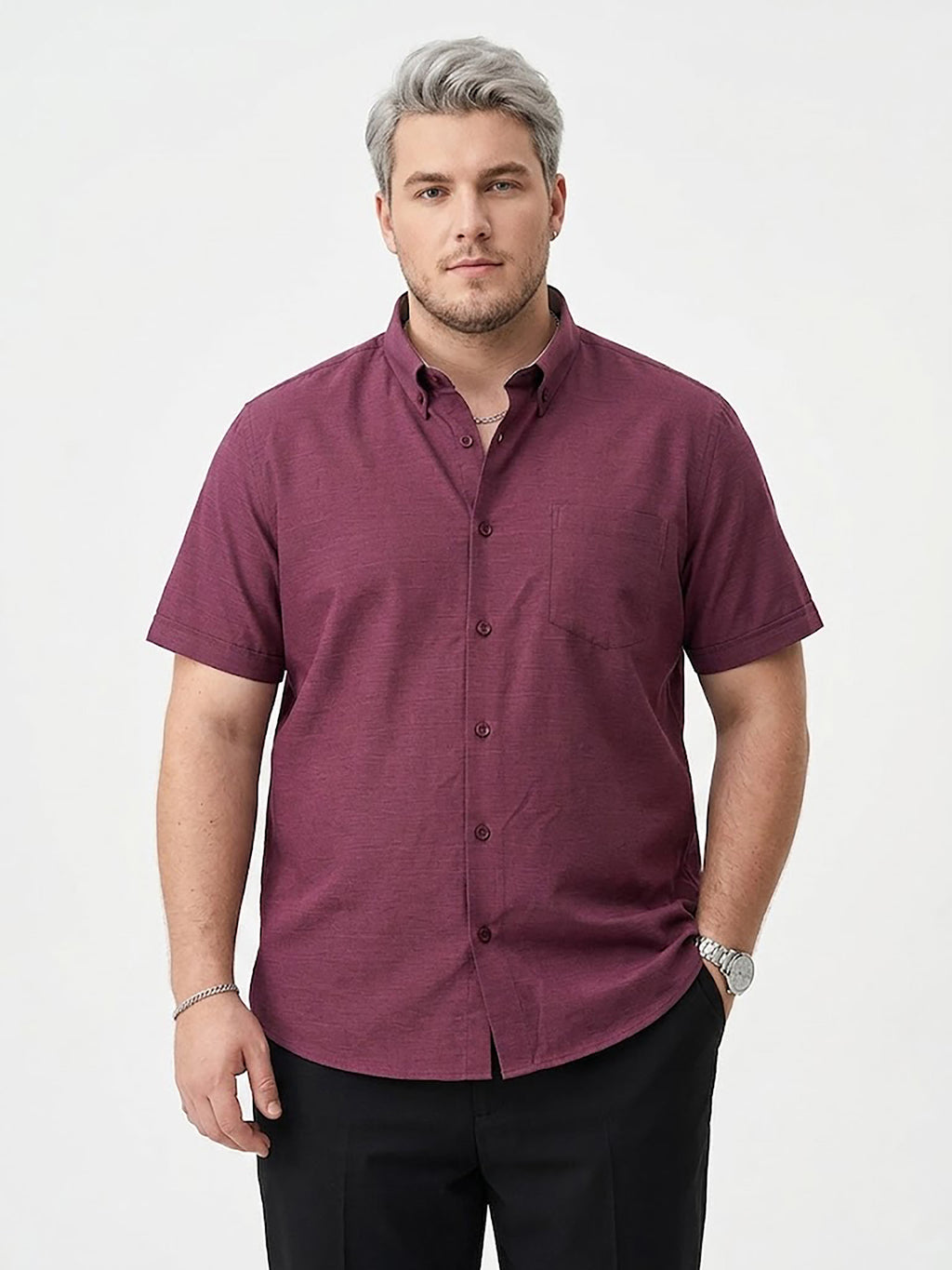 Camisa Burgundy El Trau