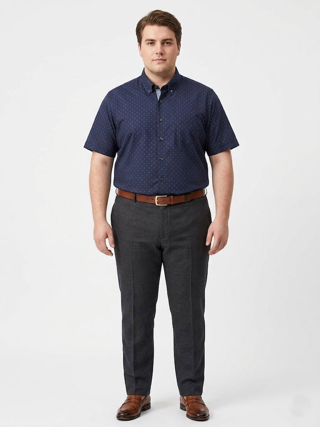 Camisa Navy Anchor Print ElTrau
