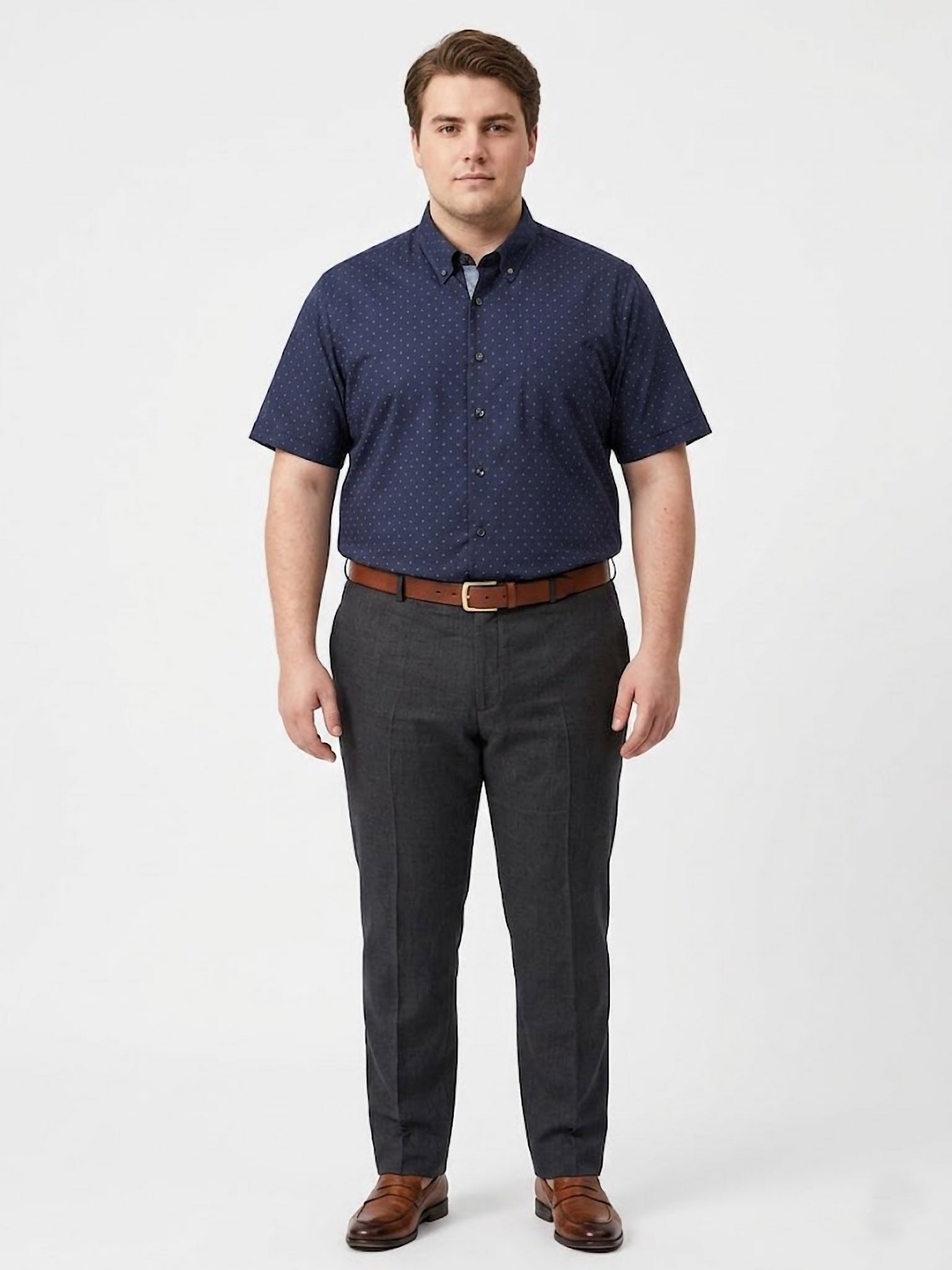 Camisa Navy Anchor Print ElTrau