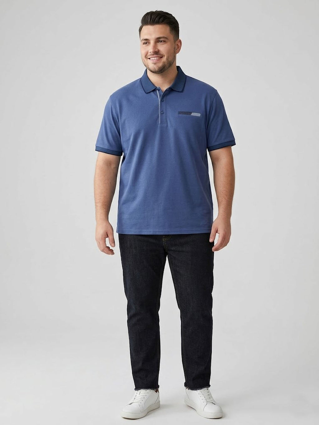 Polo Pocket Detail Forestal