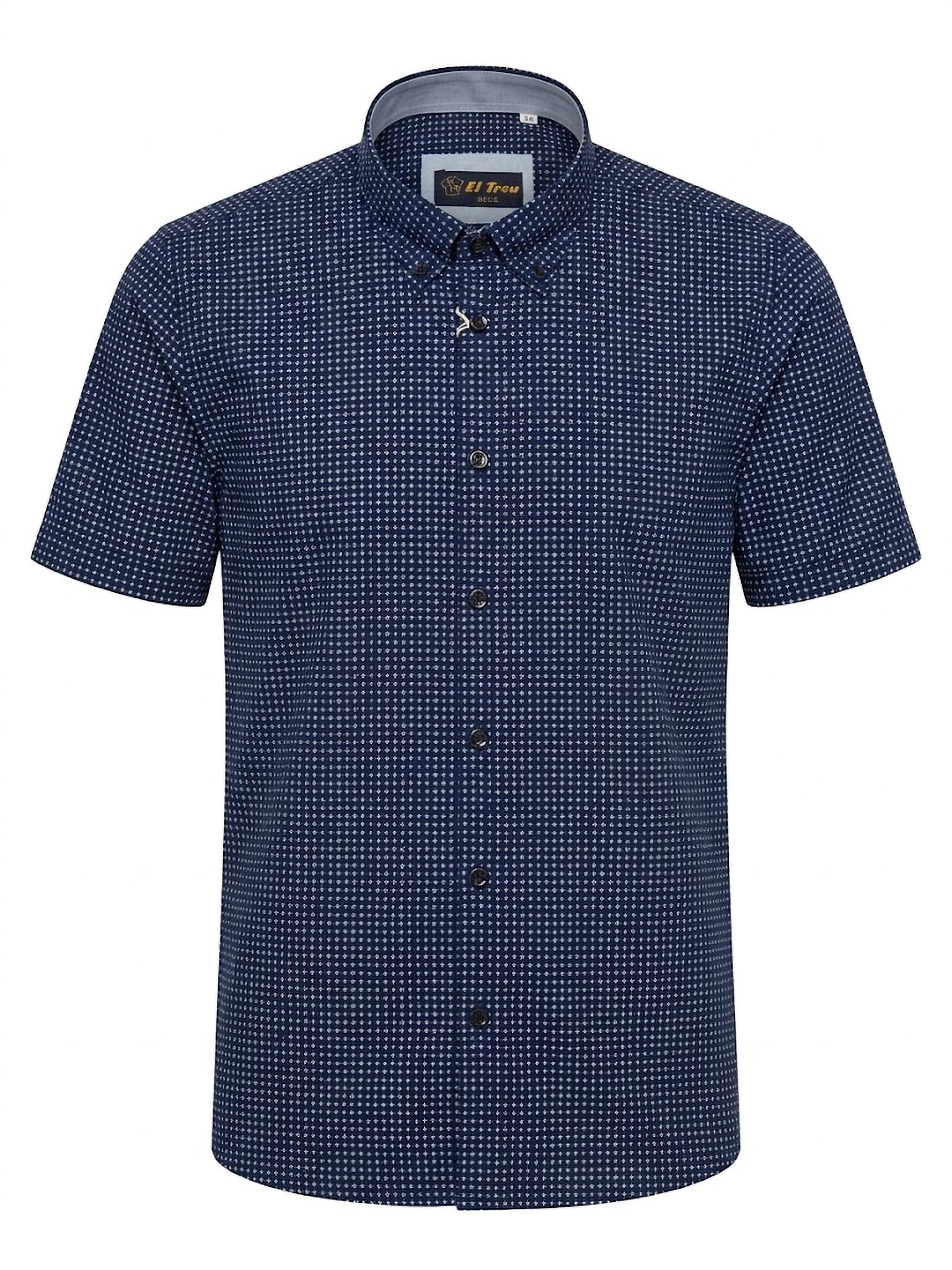Camisa El Trau Blue Star-Pattern