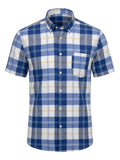 Camisa El Trau Plaid en tonos azules