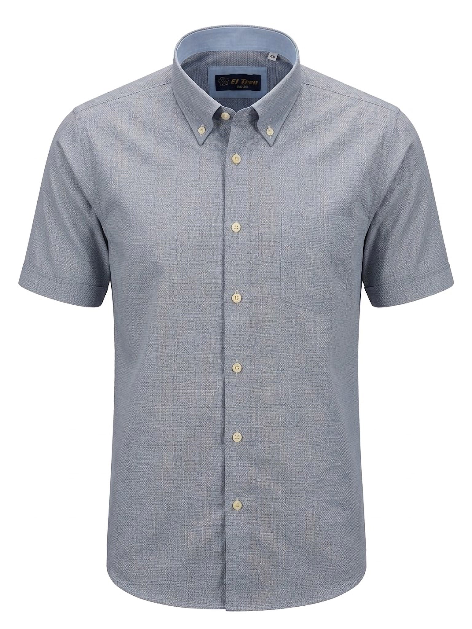Camisa Blue Micro-Texture ElTrau