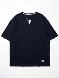Camiseta Forestal Henley Jaspeada