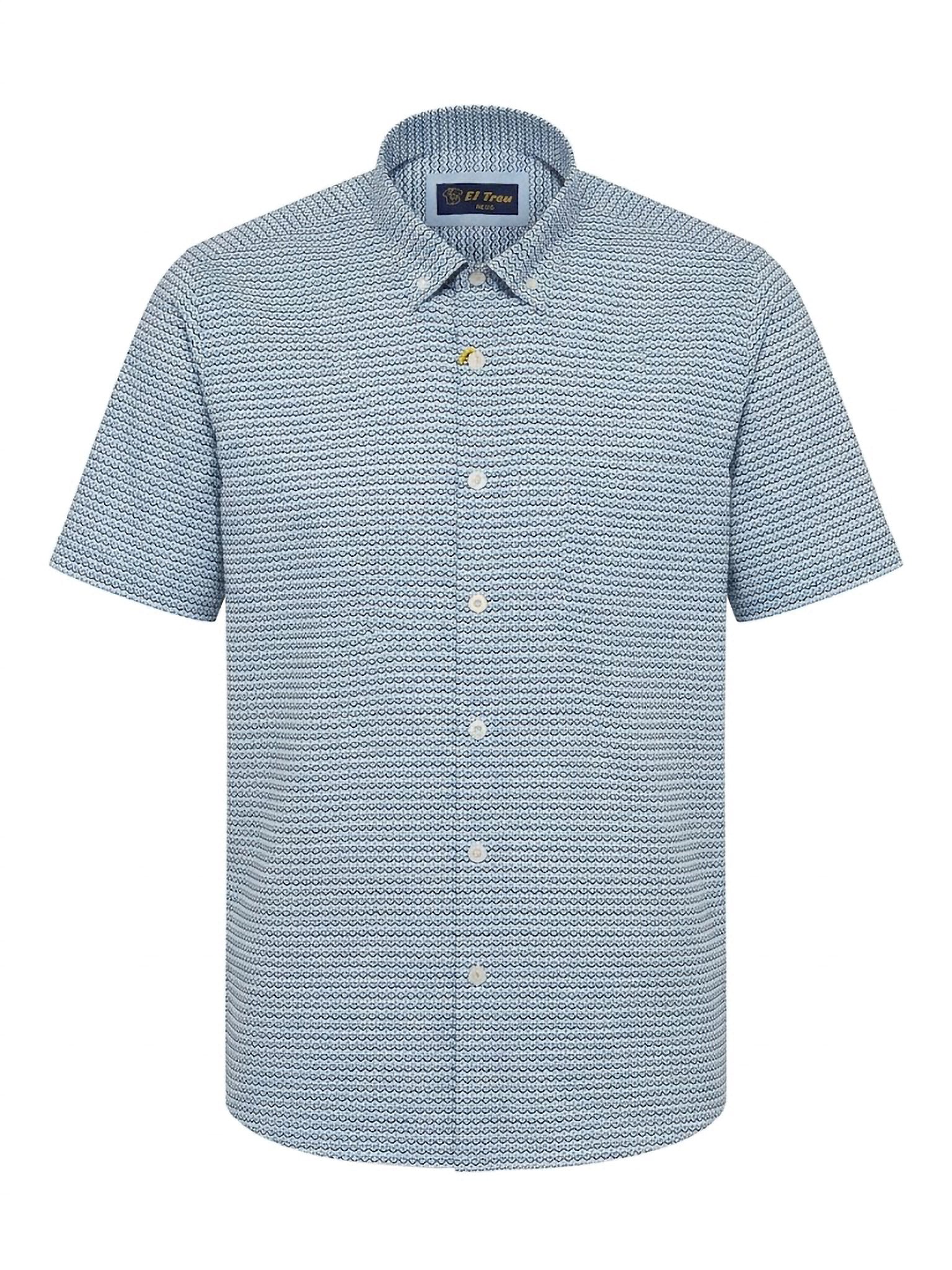 Camisa Geometric Blue ElTrau
