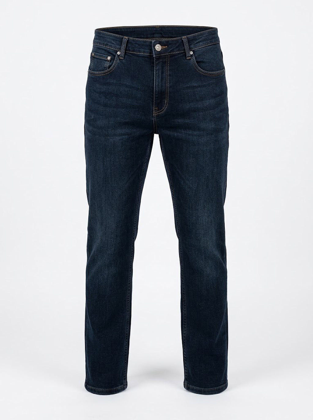 Vaqueros Hombre Tallas Grandes Azul Oscuro Corte Recto Koyote