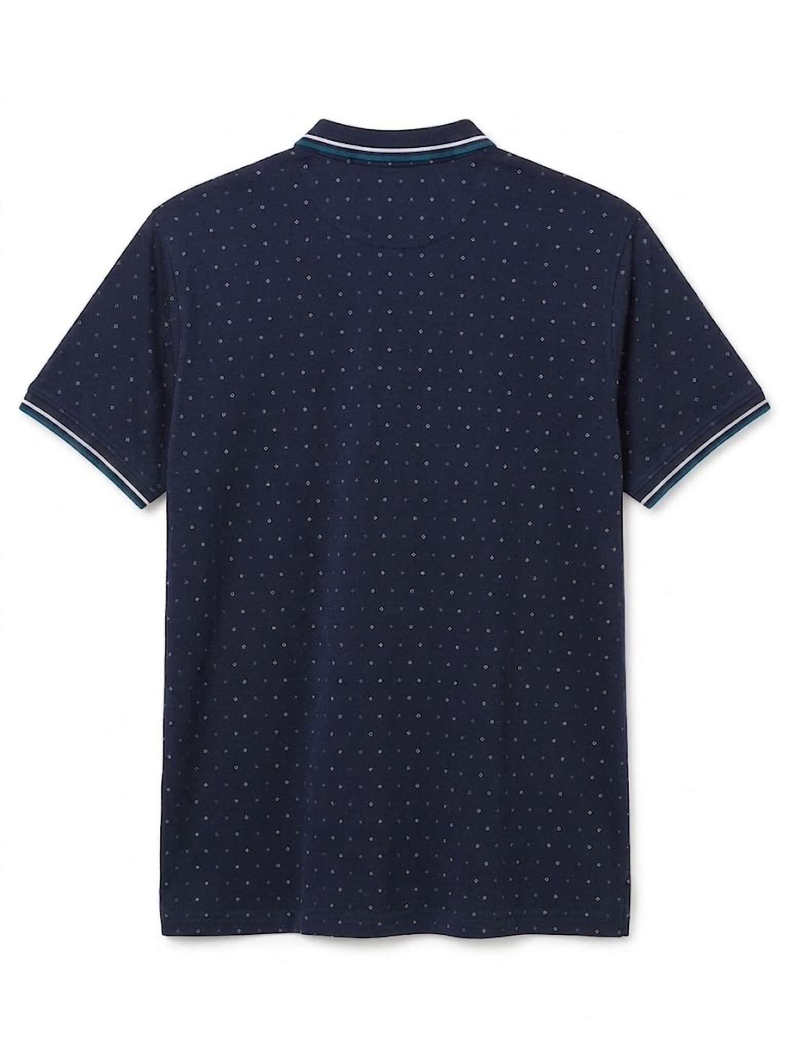 Polo Micro Geometric Premium Forestal