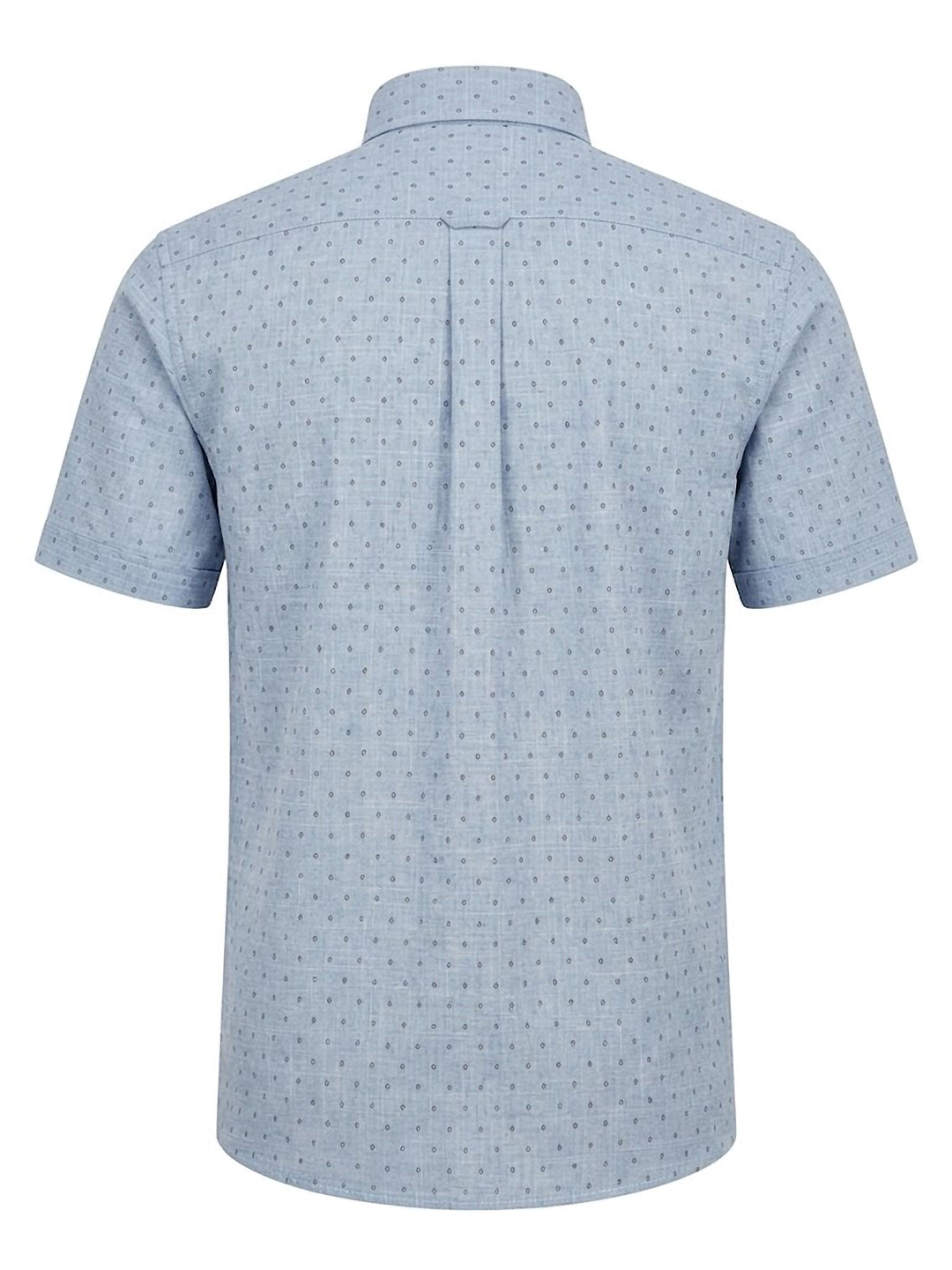 Camisa Blue Subtle Dot ElTrau