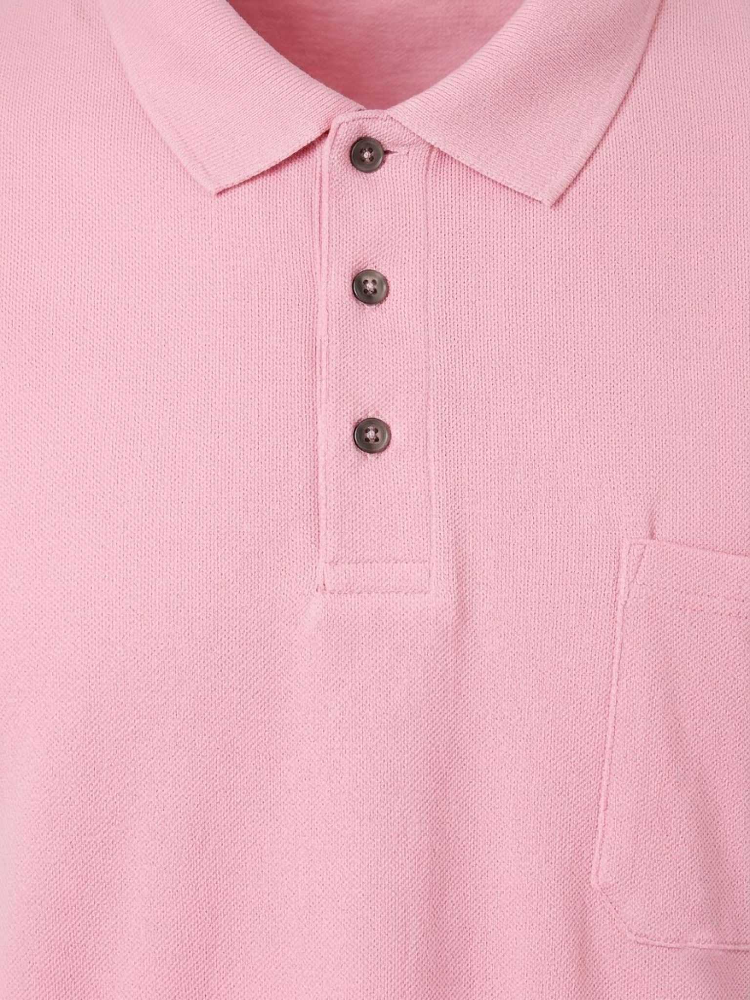 Polo Adamo de Algodón Orgánico con Bolsillo | Ajuste Premium