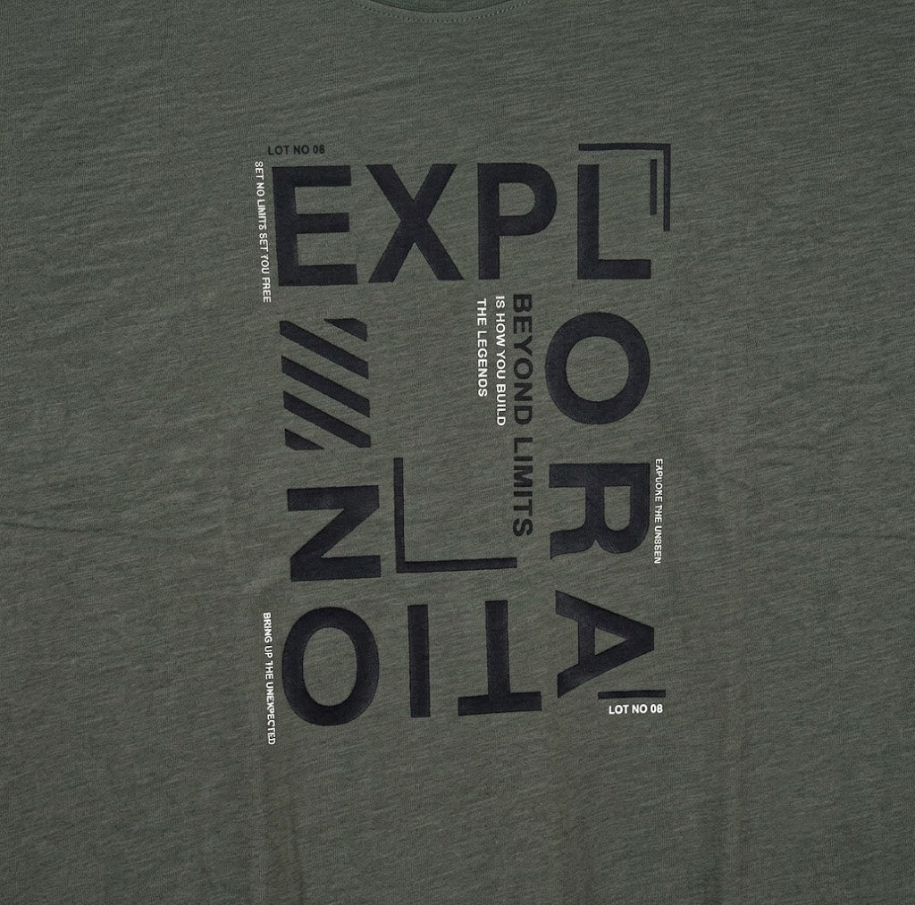 Camiseta Forestal "Exploration Beyond Limits"