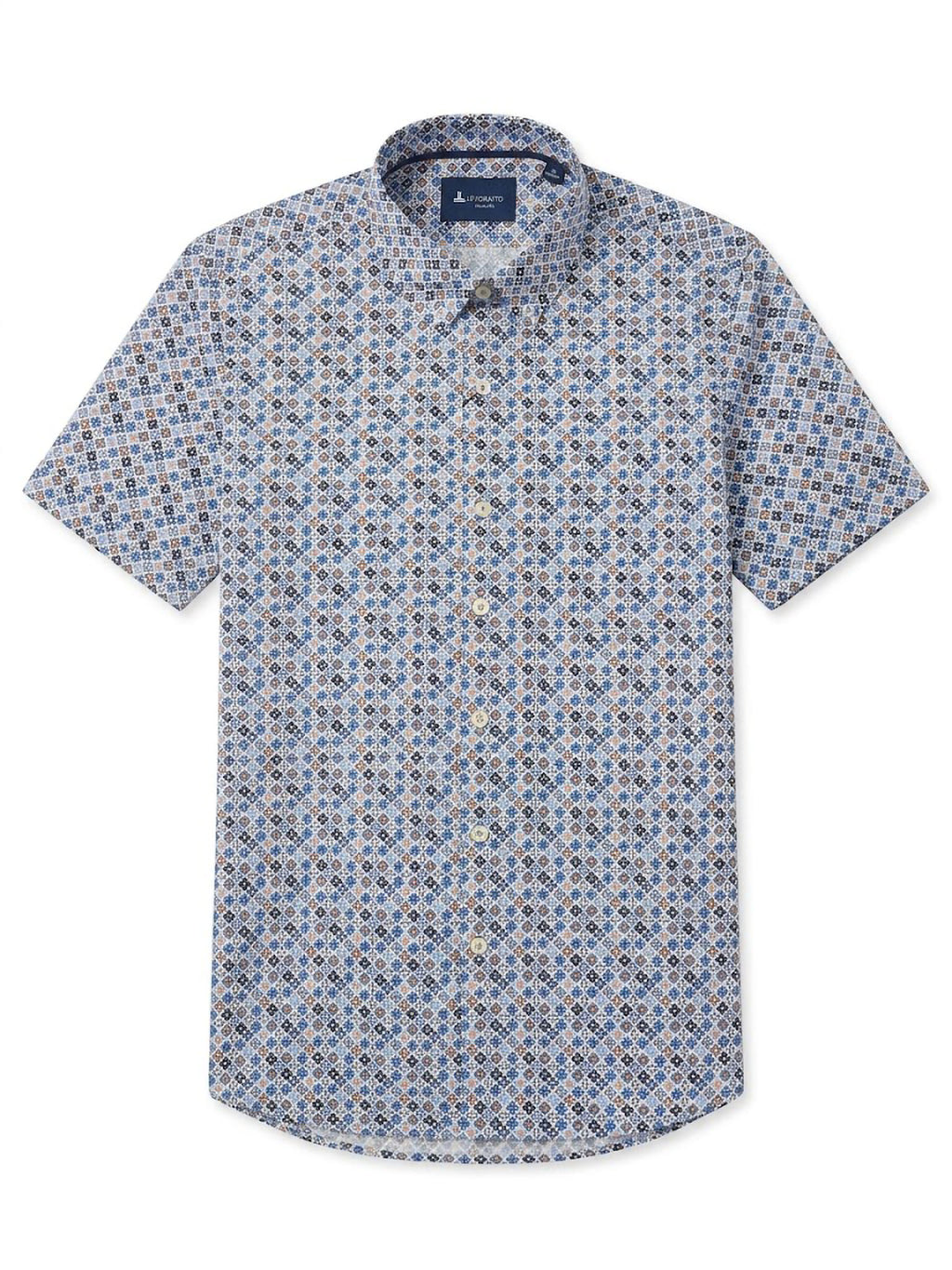 Camisa Levoratto Tile Print