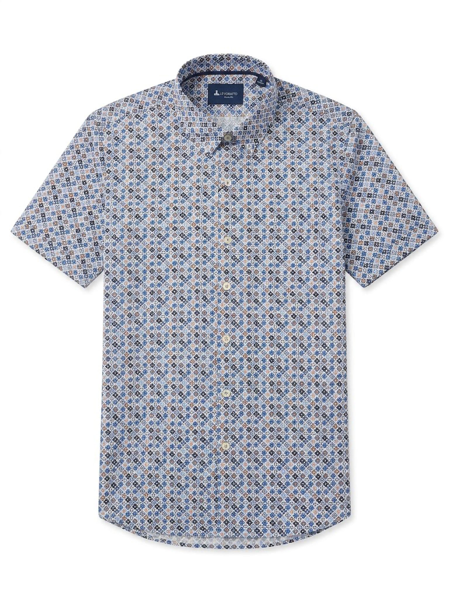 Camisa Levoratto Tile Print