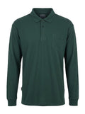 Polo Manga Larga Hombre Tallas Grandes con Bolsillo Forestal