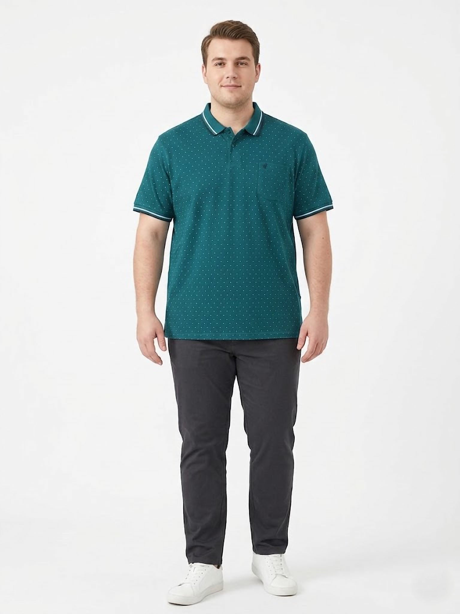 Polo Classic Dot Forestal