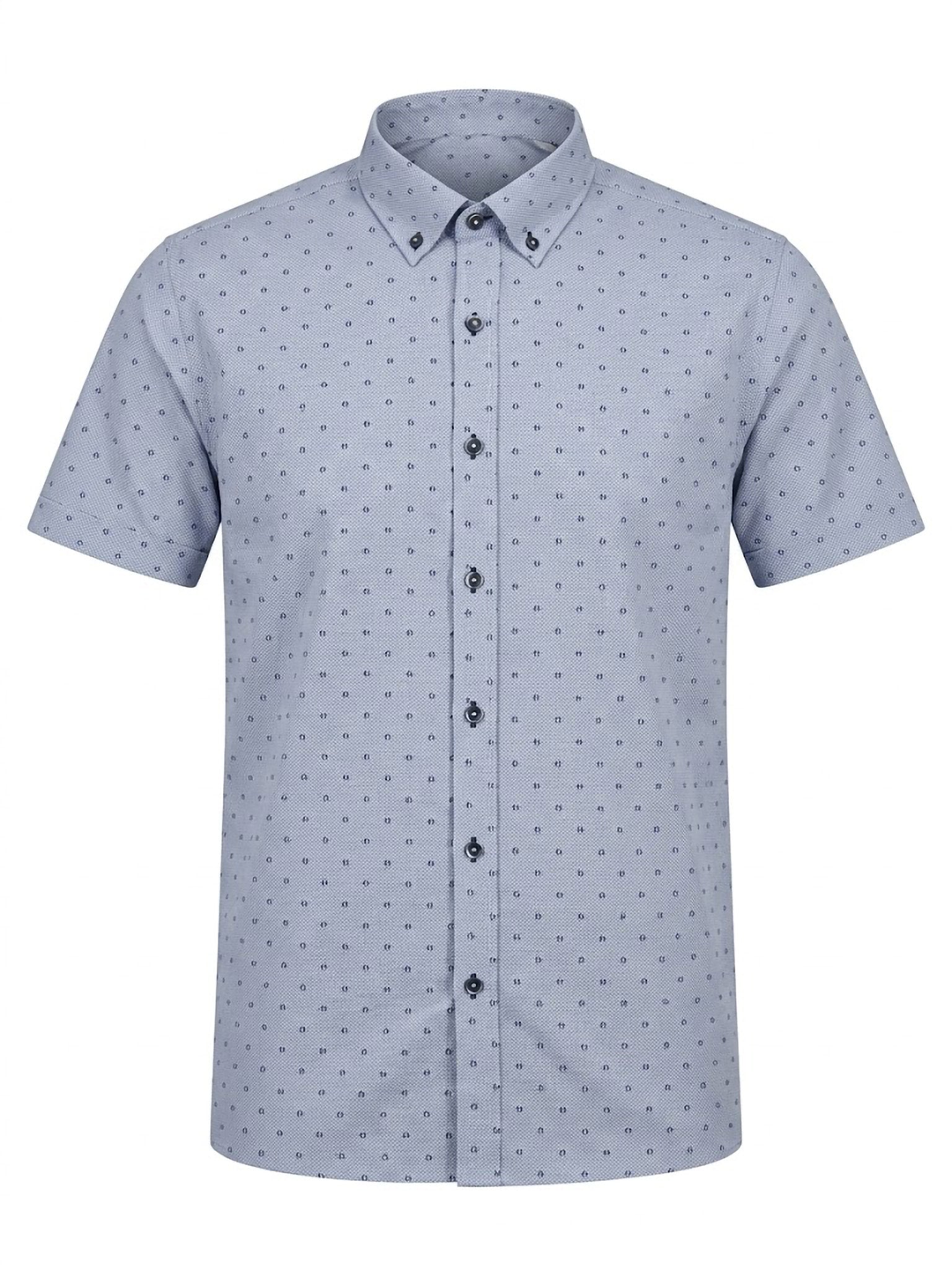 Camisa Levoratto Blue Mini-Print