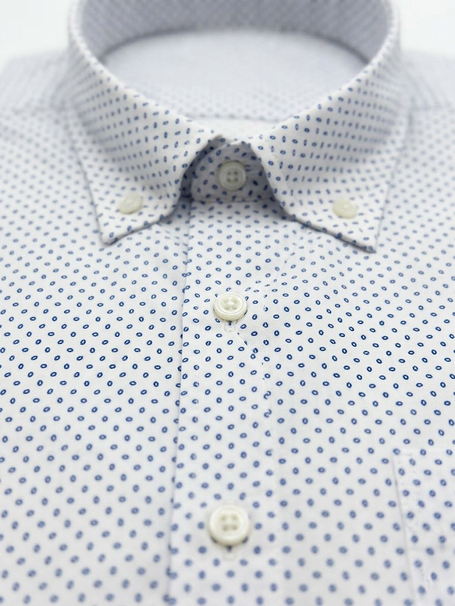 Camisa White Geometric Dots ElTrau