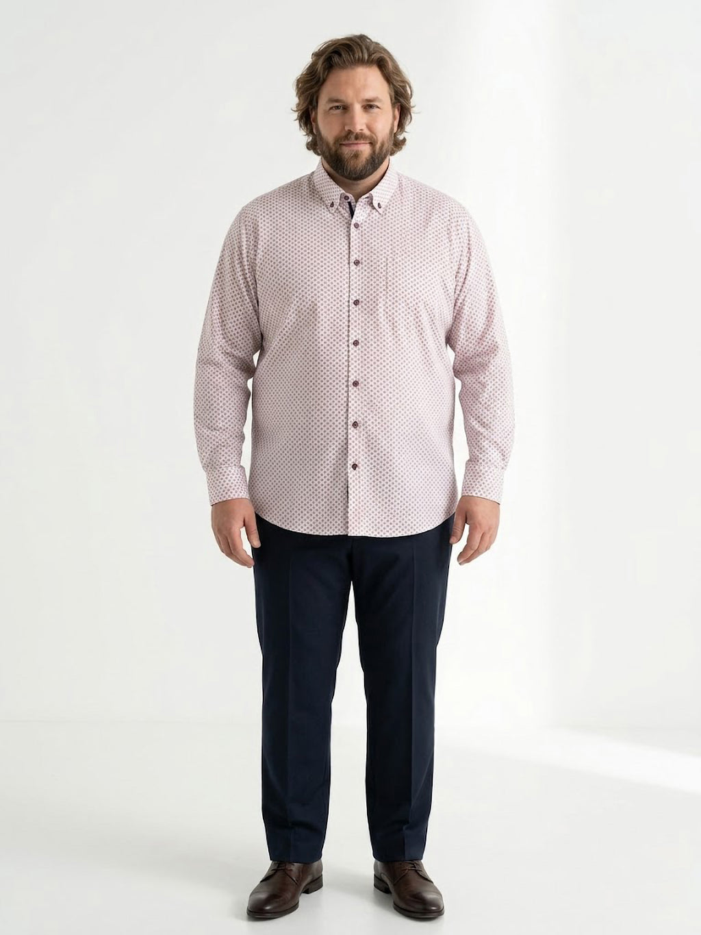 Camisa Levoratto Red Small Pattern