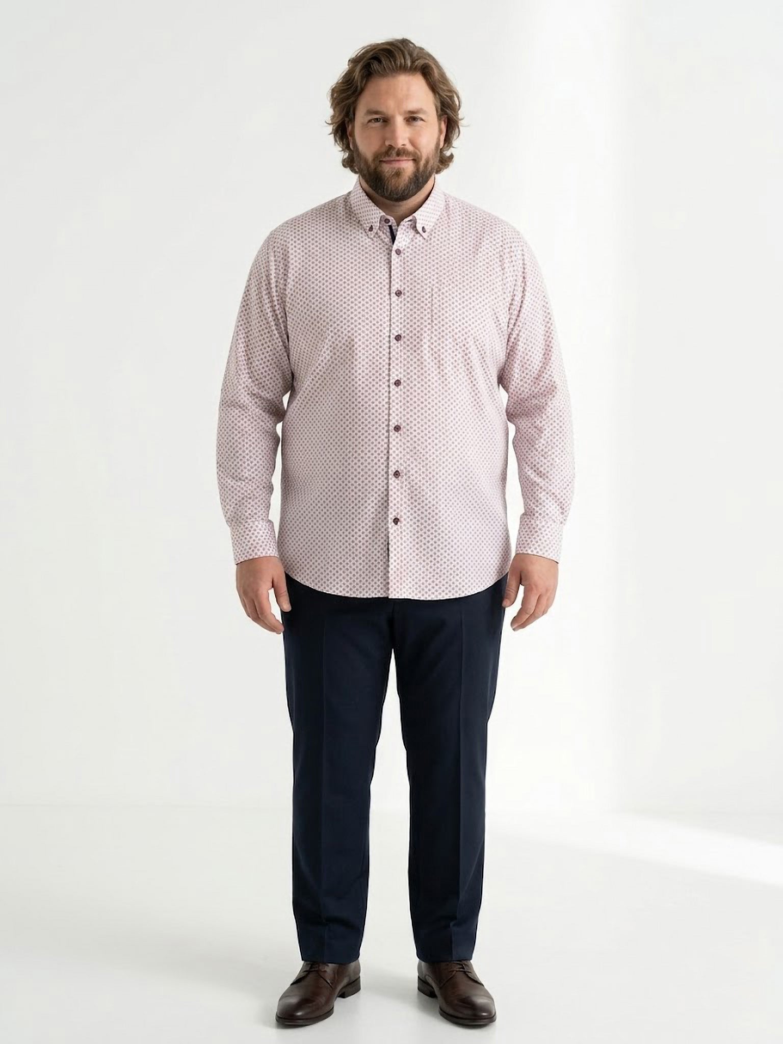 Camisa Levoratto Red Small Pattern