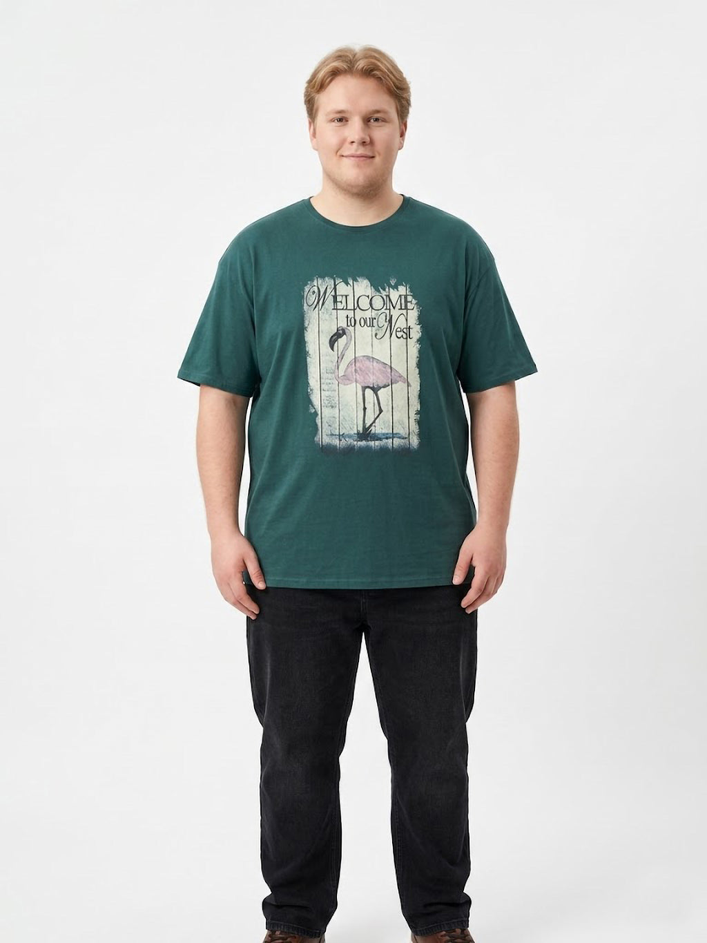 Camiseta Flamingo Forest