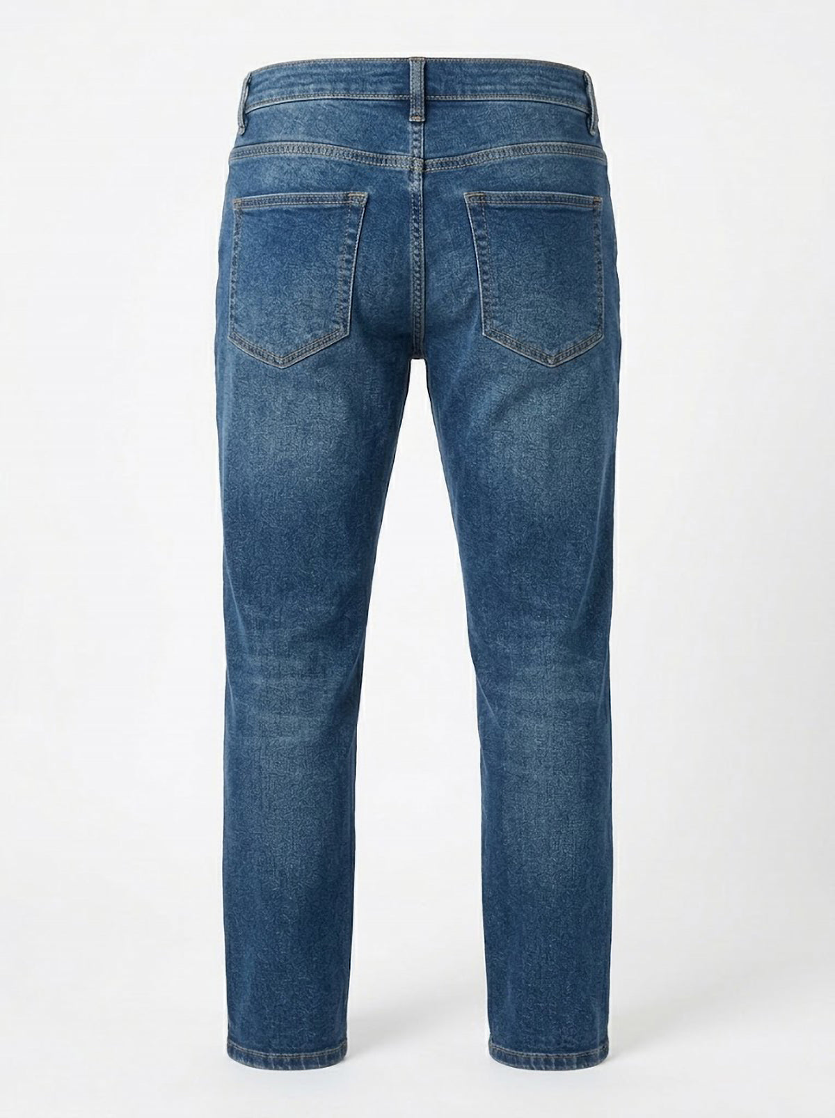 Vaqueros Hombre Tallas Grandes Azul Medio Corte Recto Koyote