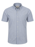 Camisa Levoratto Blue Geometric Pattern
