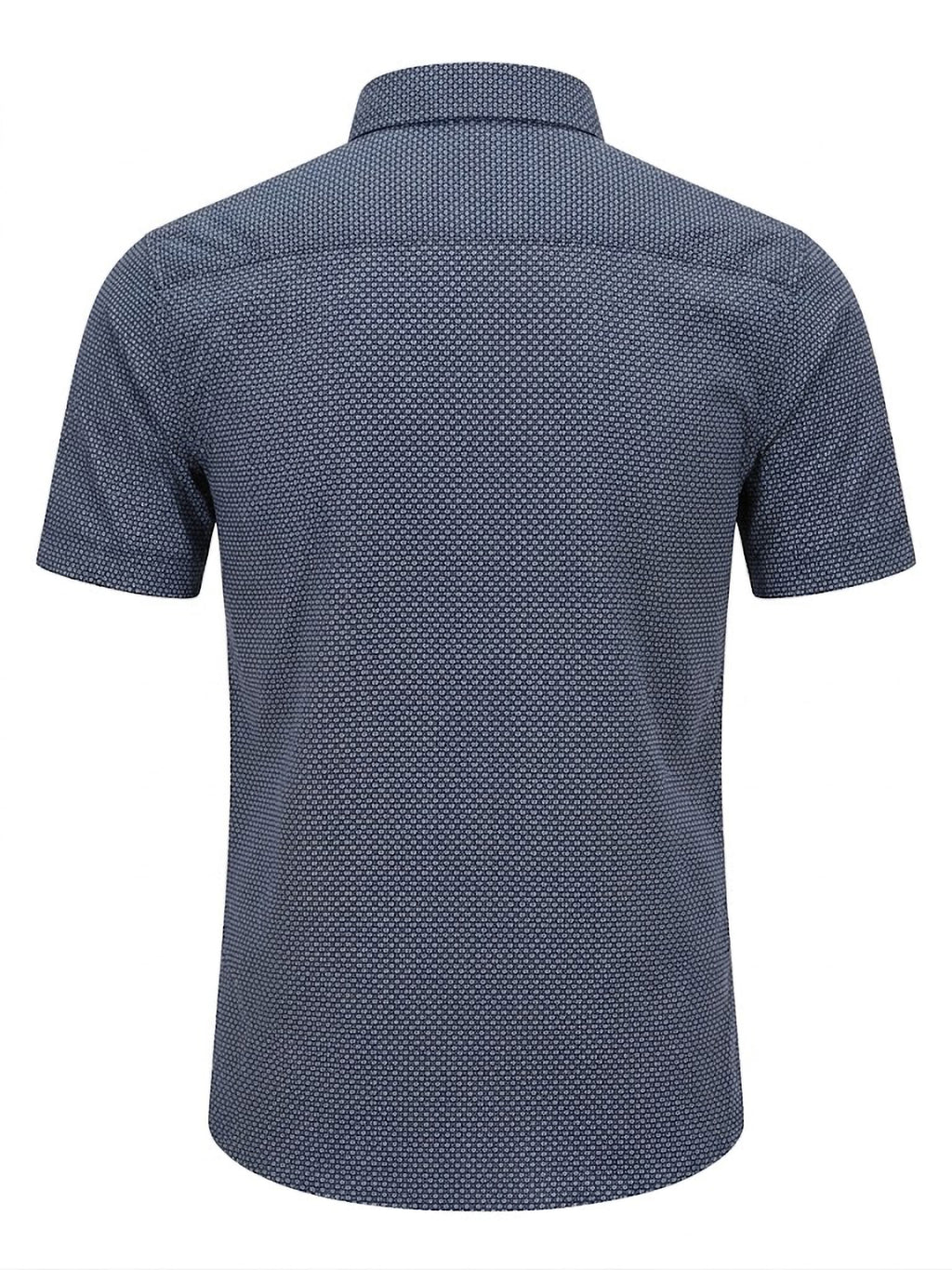 Camisa Hywells Navy Micro