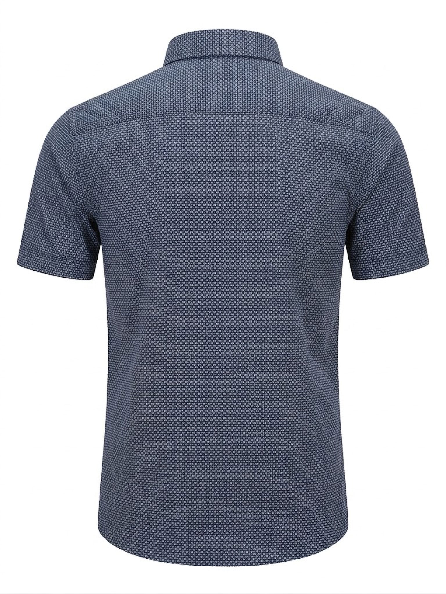 Camisa Hywells Navy Micro